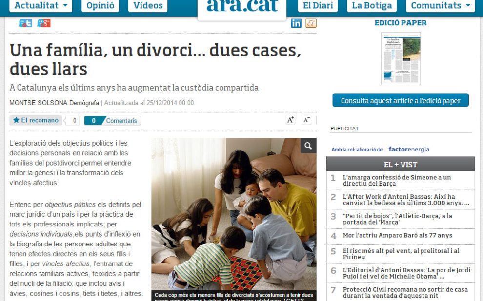 Una Familia, un divorci